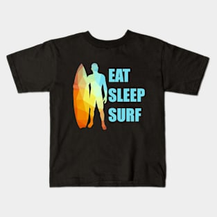 Eat Sleep Surf Kids T-Shirt